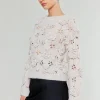 Discount 3D Floral Crochet Sweater Women Knitwear | Sweaters