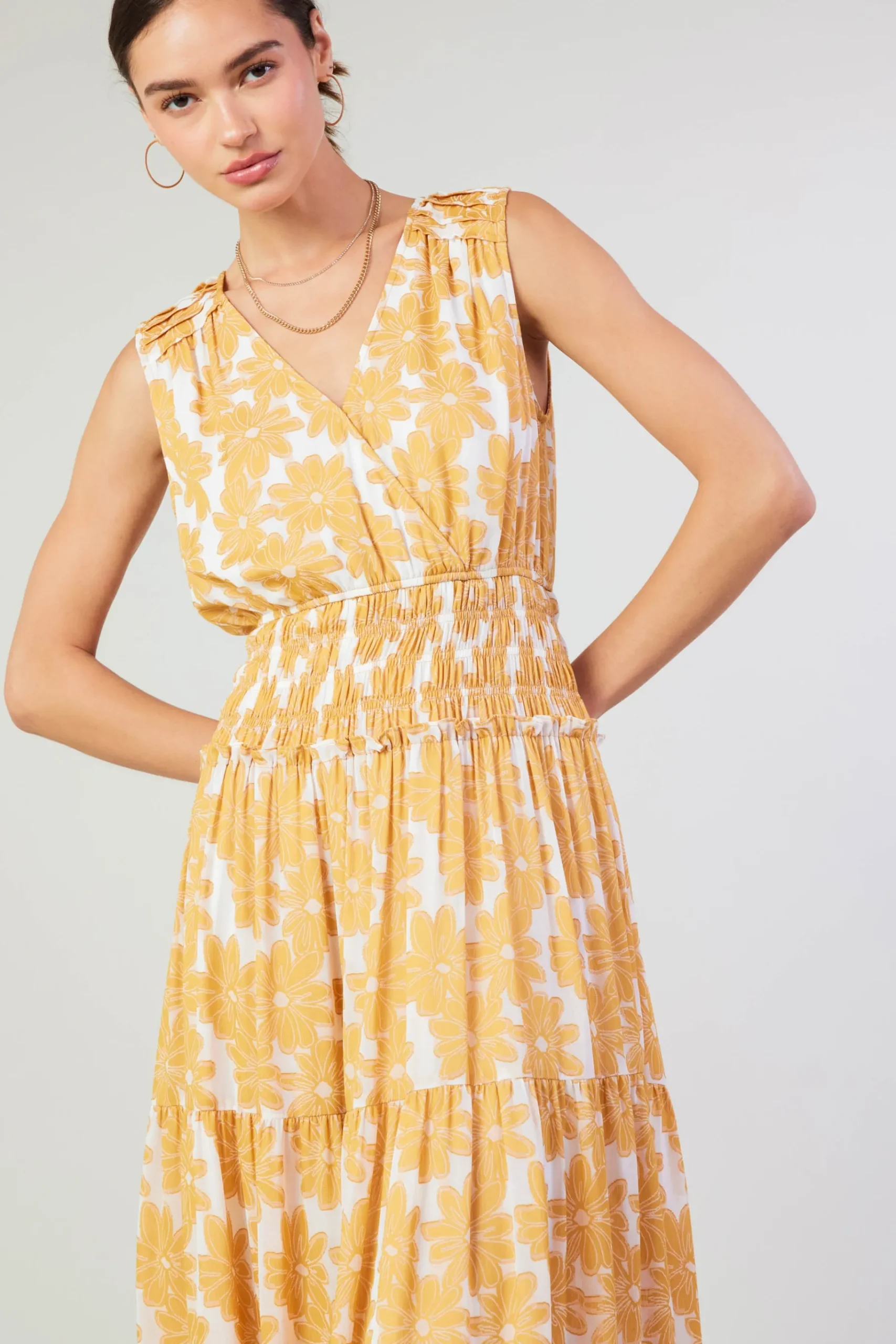 Discount Daisy Jacquard Maxi Dress Women Maxi Dresses | Midi Dresses