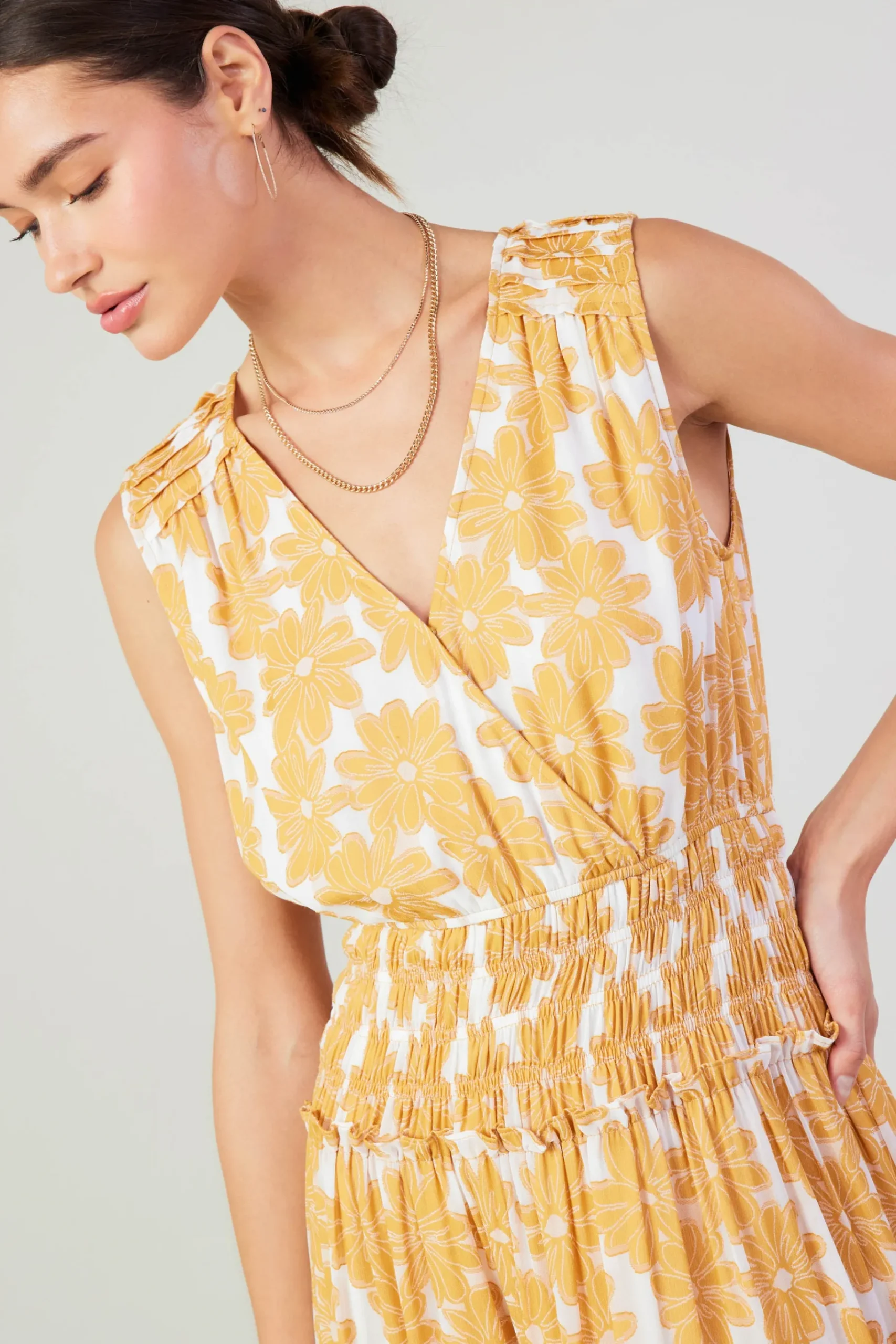 Discount Daisy Jacquard Maxi Dress Women Maxi Dresses | Midi Dresses