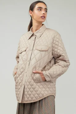 Outlet Diamond Quilted Jacket Women Coats & Jackets