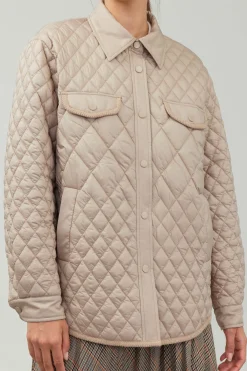 Outlet Diamond Quilted Jacket Women Coats & Jackets