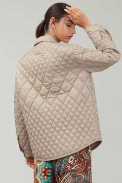 Outlet Diamond Quilted Jacket Women Coats & Jackets