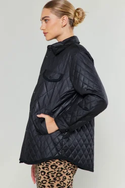 New Diamond Quilted Jacket Women Coats & Jackets