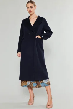 Online Double Breasted Wool Coat Women Coats & Jackets