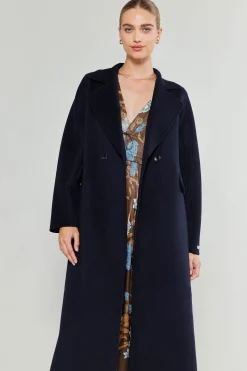 Online Double Breasted Wool Coat Women Coats & Jackets
