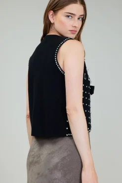 Hot Embellished Cardigan Vest Women Cardigans