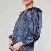 New Floral Constellation Blouse Women Long Sleeve Tops
