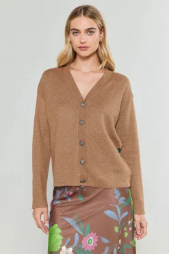 Clearance Floral Contrast Cardigan Women Knitwear | Cardigans
