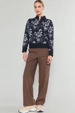 Online Floral Jacquard Sweater Women Knitwear | Sweaters