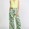 Clearance Floral Print Wide Pants Women Pants