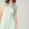 Clearance Florence Ruffled Midi Dress Women Midi Dresses