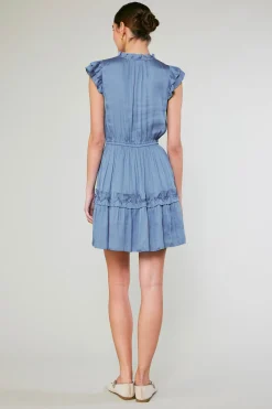 Online Flutter Sleeve Mini Dress Women Mini Dresses
