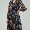 Hot Glimmer Botanical Maxi Dress Women Maxi Dresses