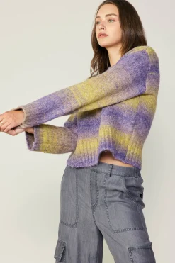 Discount Gradient Sweater Top Women Sweaters