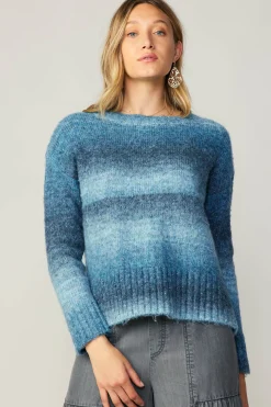 Outlet Gradient Sweater Top Women Sweaters
