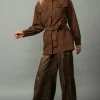Online Houndstooth Oversized Jacket Women Coats & Jackets