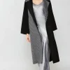 Best Houndstooth Oversized Wool Coat Women Coats & Jackets