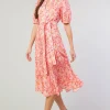 Hot Ilana Pleated Midi Dress Women Midi Dresses