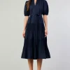 Online Ilana Pleated Midi Dress Women Midi Dresses