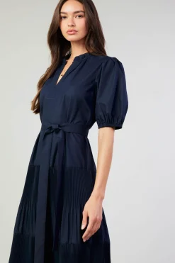 Online Ilana Pleated Midi Dress Women Midi Dresses