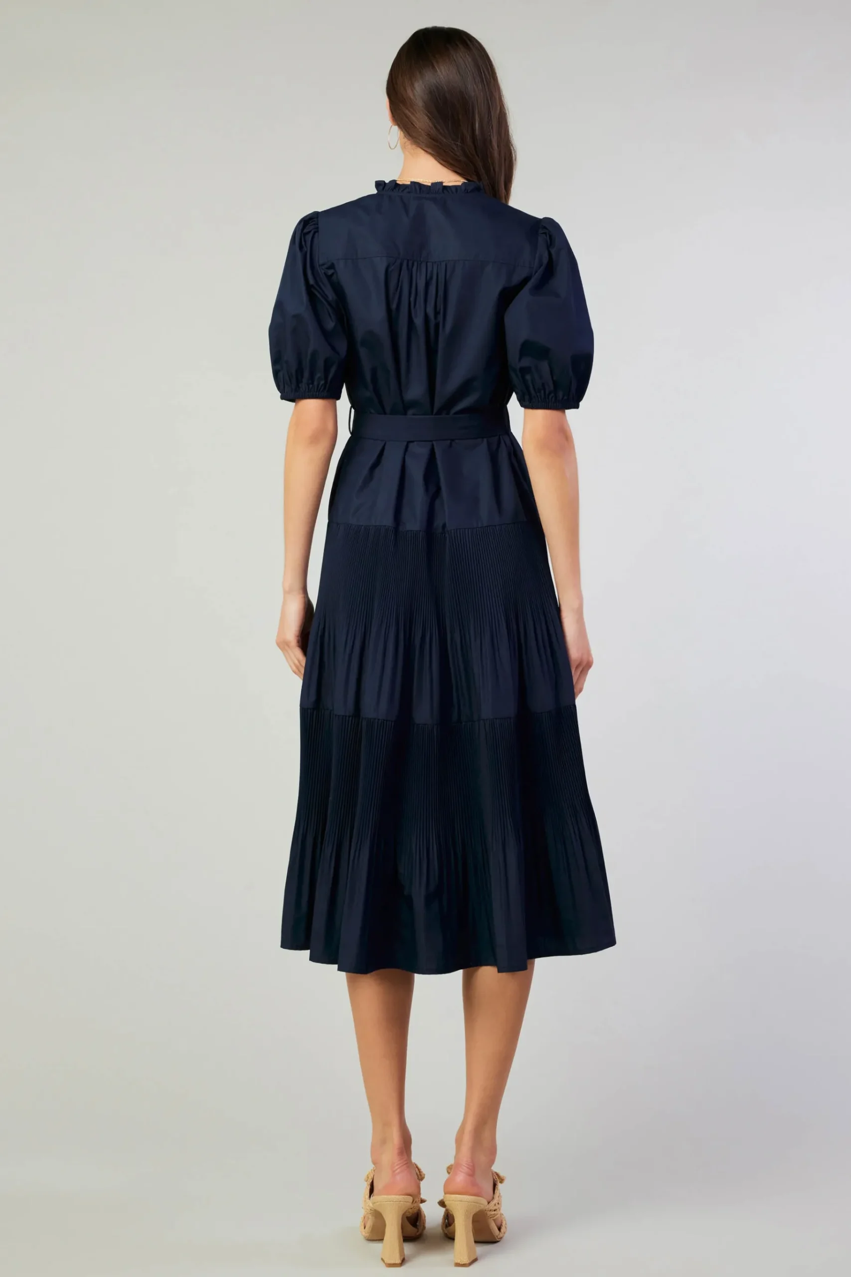 Online Ilana Pleated Midi Dress Women Midi Dresses