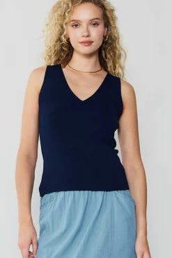 Outlet Knit Tank Top Women Knitwear | Sleeveless Tops