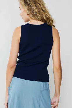 Outlet Knit Tank Top Women Knitwear | Sleeveless Tops