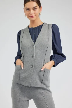 Hot Knit Vest Women Knitwear