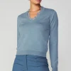 Online Lace Collar Sweater Top Women Long Sleeve Tops | Sweaters