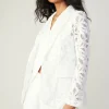 Online Lace Single Breasted Blazer Women Coats & Jackets