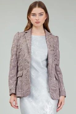 Fashion Lace Single Breasted Blazer Women Coats & Jackets