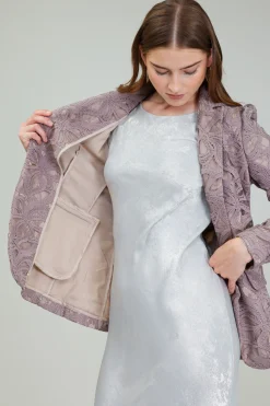Fashion Lace Single Breasted Blazer Women Coats & Jackets