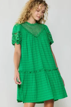 Discount Lace Sleeve Mini Dress Women Mini Dresses