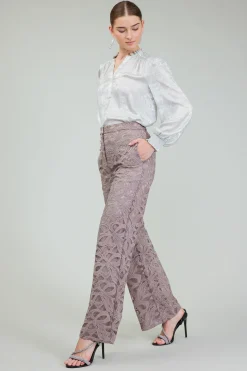 Discount Lace Straight Pant Women Pants