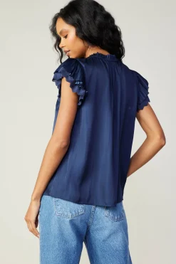Sale Layered Lace Sleeve Top Women Short Sleeve Tops