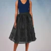 Clearance Lined Organza Skirt Women Skirts