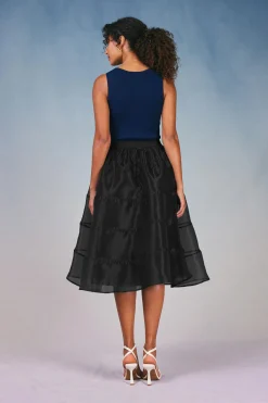 Clearance Lined Organza Skirt Women Skirts