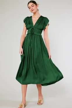 Hot Mara Pleated Maxi Dress Women Maxi Dresses