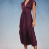 Fashion Mara Pleated Maxi Dress Women Maxi Dresses