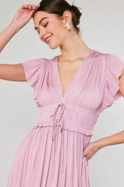 New Mara Pleated Maxi Dress Women Maxi Dresses | Midi Dresses