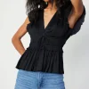 Fashion Mara Pleated Sleeveless Blouse Women Sleeveless Tops