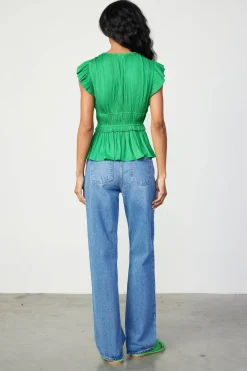 Outlet Mara Pleated Sleeveless Blouse Women Sleeveless Tops