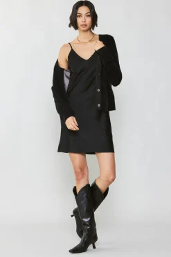 Discount Metallic Contrast Cardigan Women Cardigans