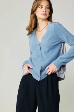 Best Metallic Contrast Cardigan Women Cardigans