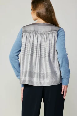 Best Metallic Contrast Cardigan Women Cardigans