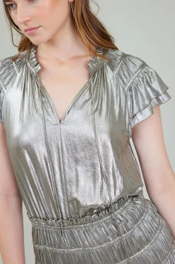 Best Metallic Maxi Dress Women Maxi Dresses