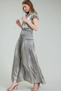 Best Metallic Maxi Dress Women Maxi Dresses