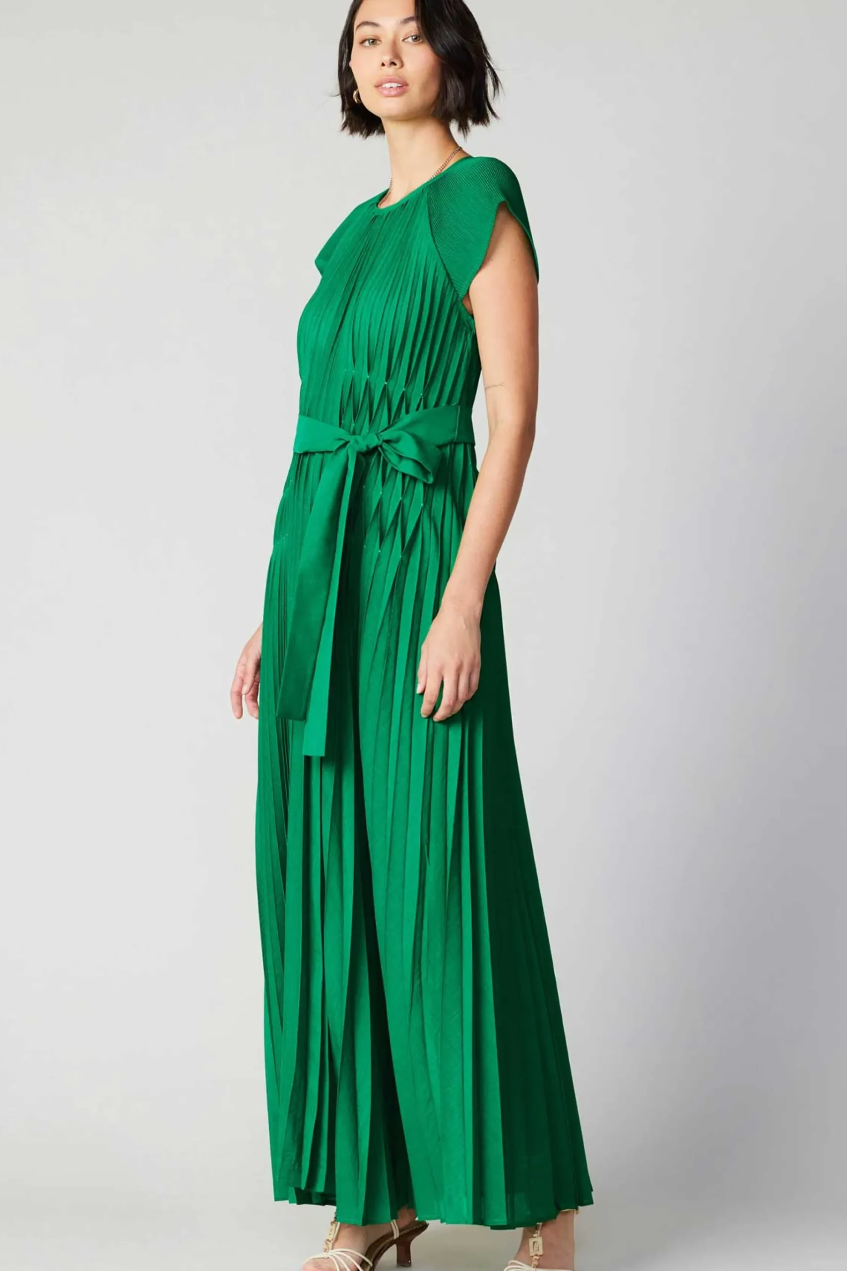 Clearance Mona Pleated Maxi Dress Women Maxi Dresses