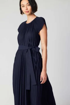 Hot Mona Pleated Maxi Dress Women Maxi Dresses