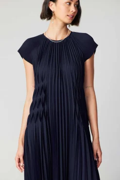 Hot Mona Pleated Maxi Dress Women Maxi Dresses